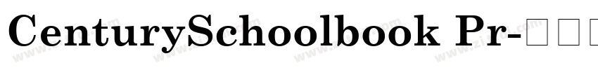 CenturySchoolbook Pr字体转换 CenturySchoolbook Pr字体转换